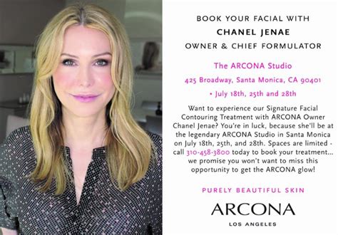 chanel jenae|ARCONA, Inc. .